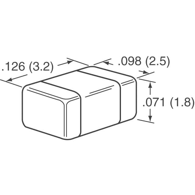 C3225CH2J562J160AA TDK Corporation  Ceramic Capacitors